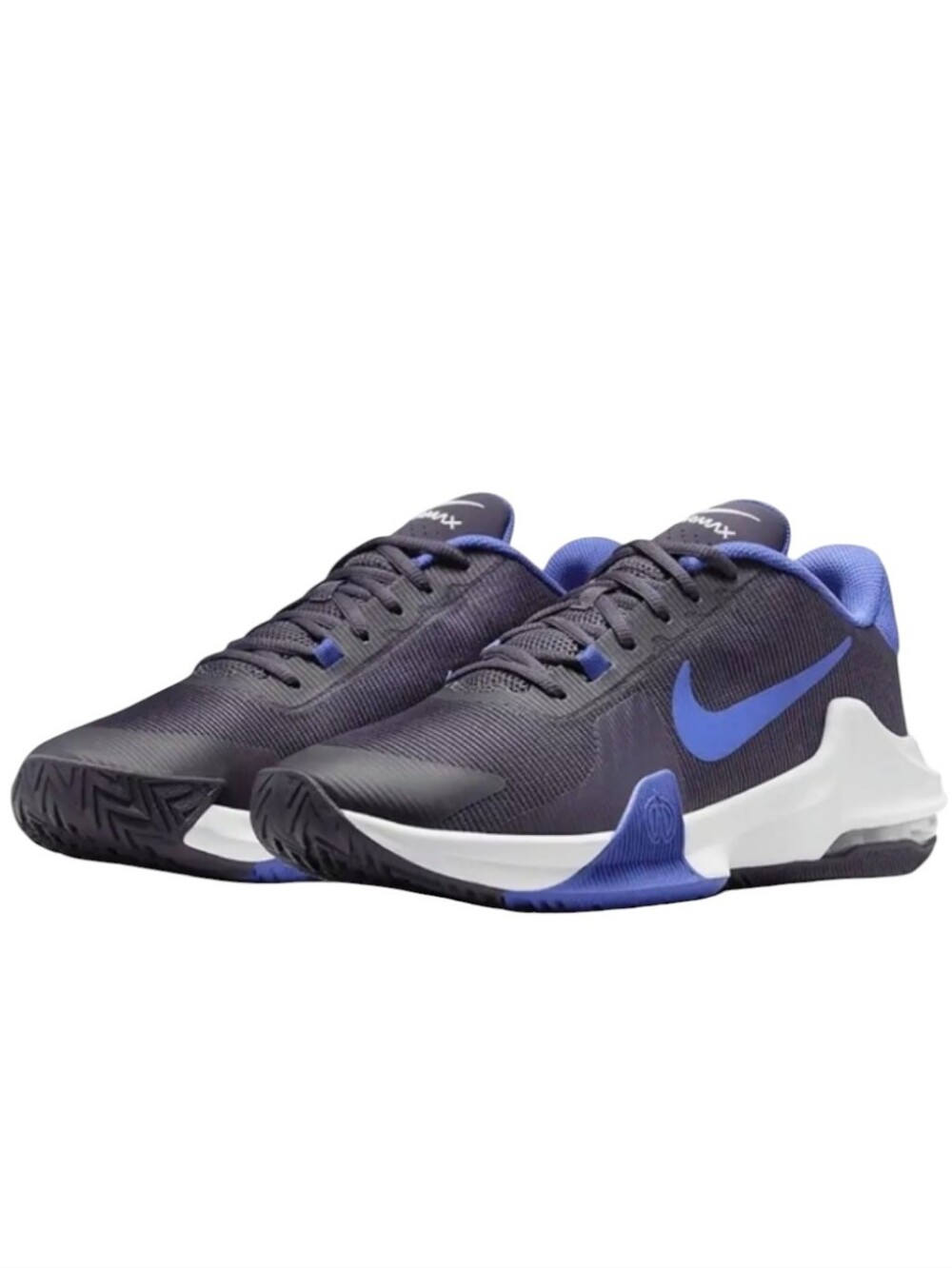 Nike Air Max Impact 4 Sneakers Tennis Shoes Purple Royal Blue Men's Size 8